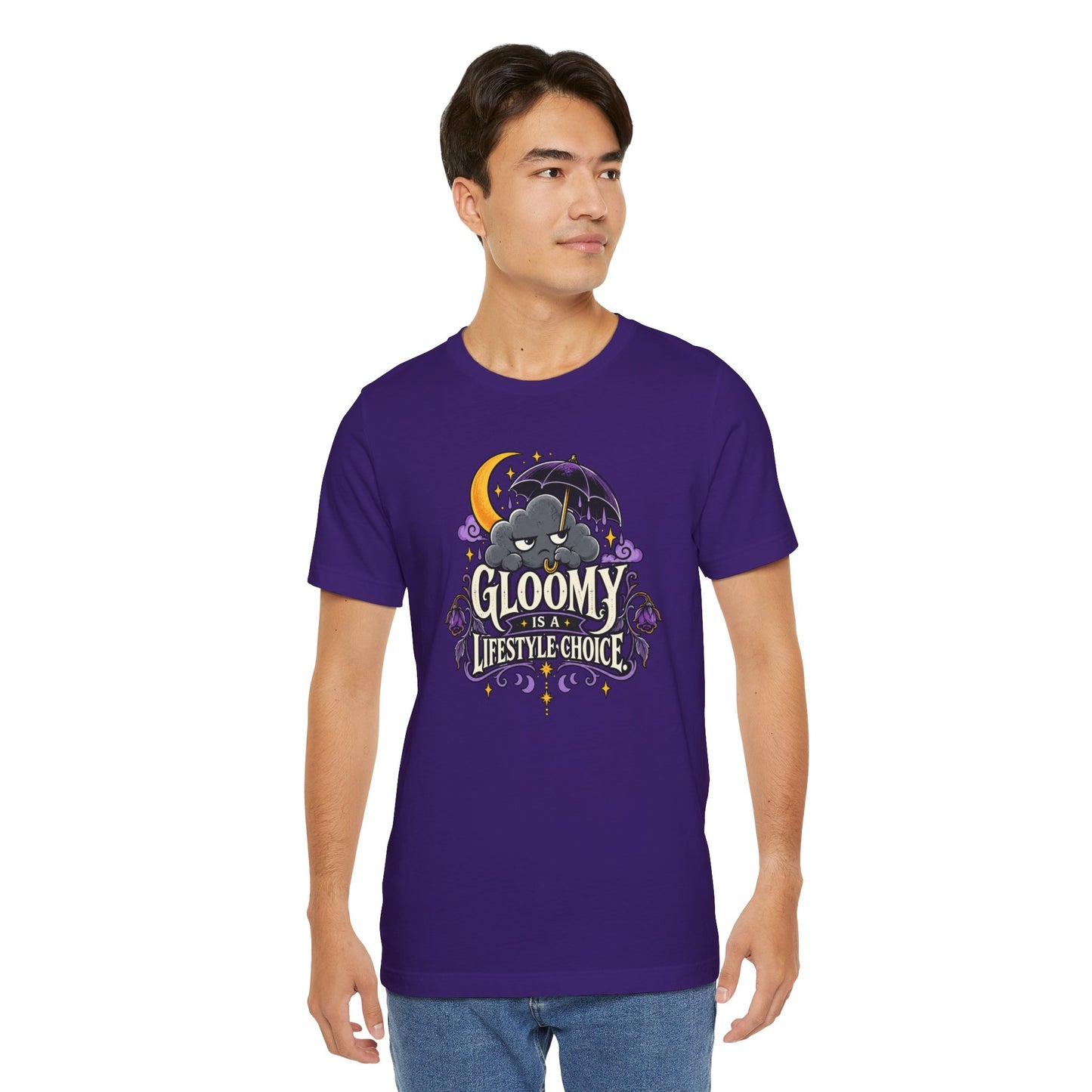 Gloomy Is a Lifestyle Choice T-Shirt – Funny Goth Halloween Tee