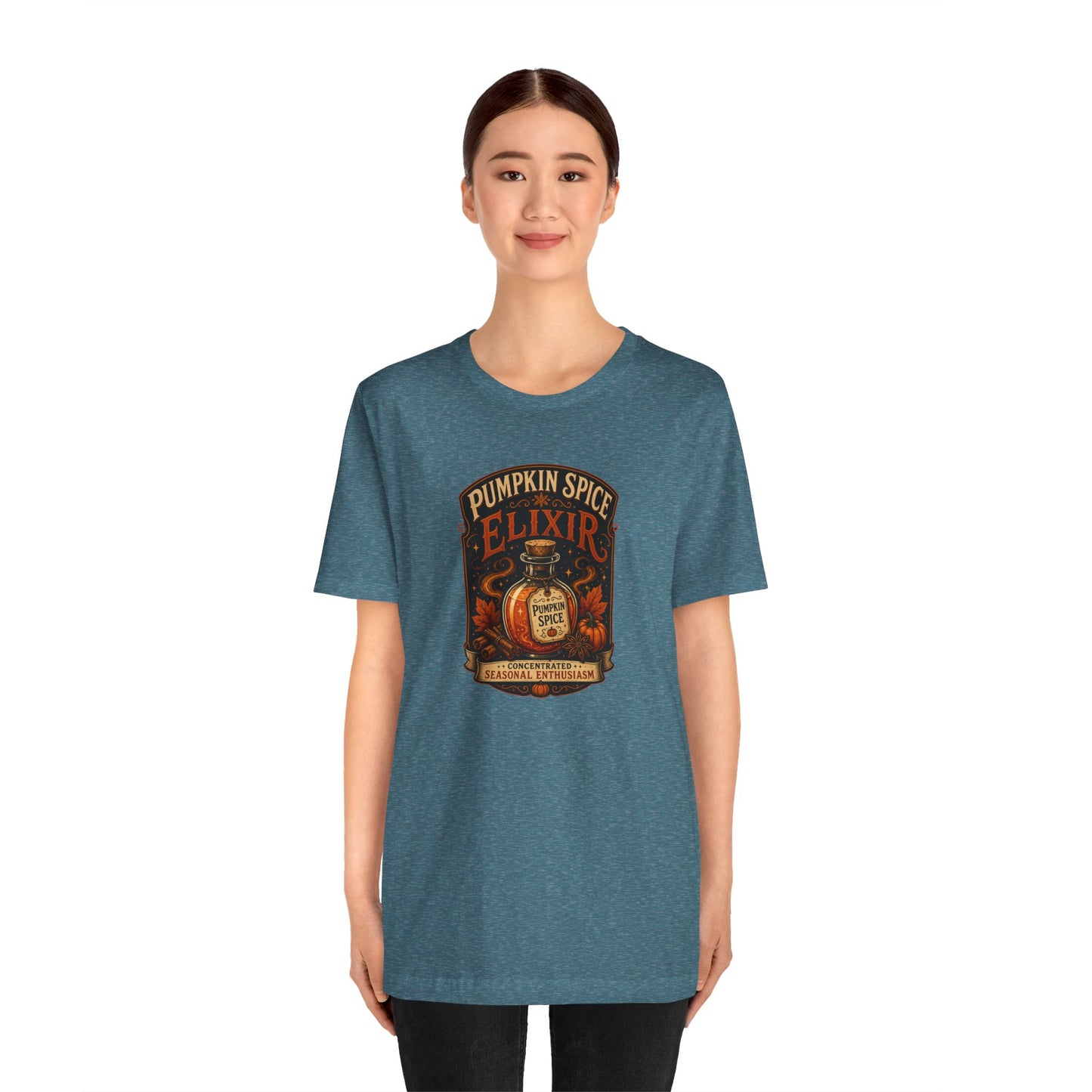 Pumpkin Spice Elixir T-Shirt – Funny Witchy Fall Coffee Tee