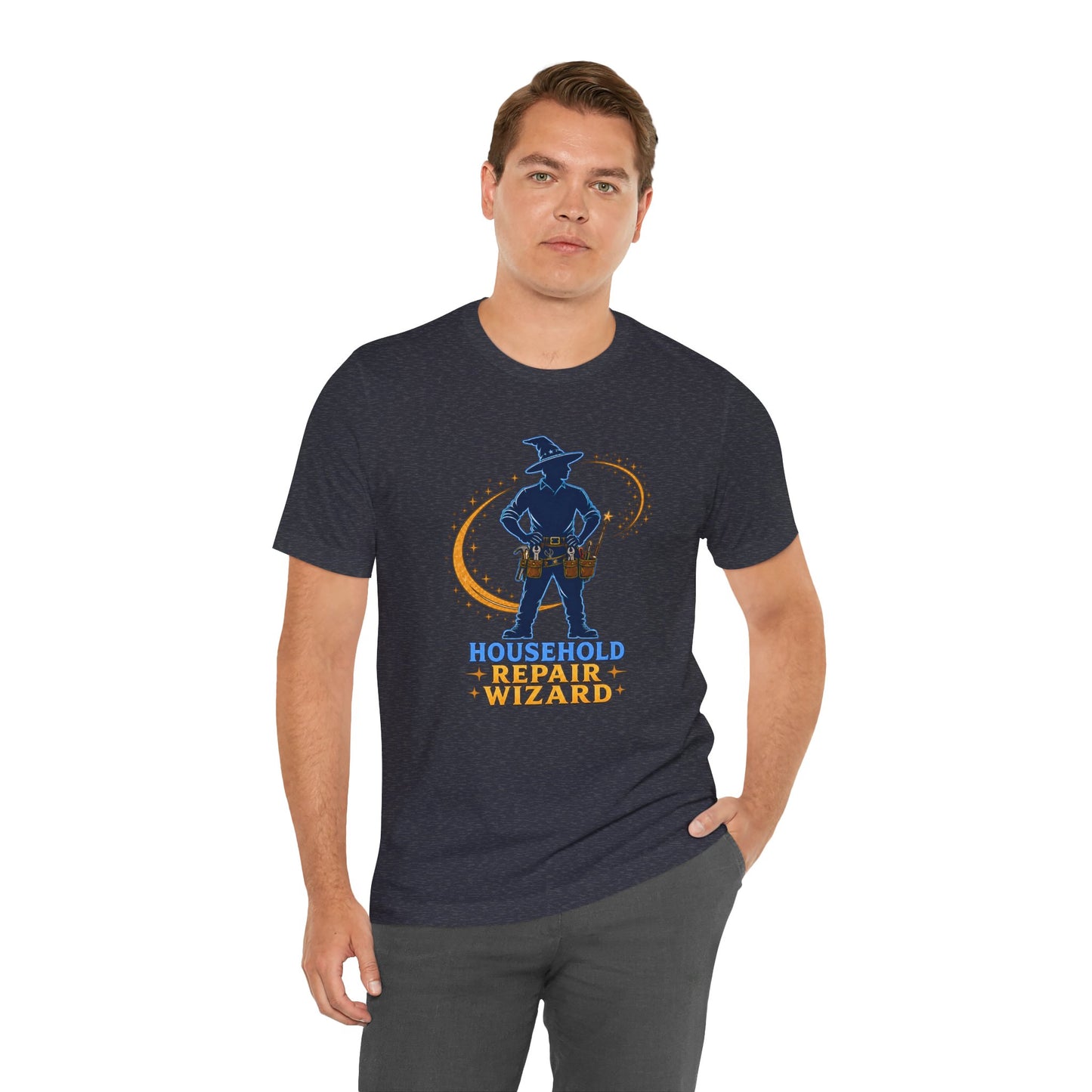 Household Repair Wizard T-Shirt – Funny Handy Dad Tee
