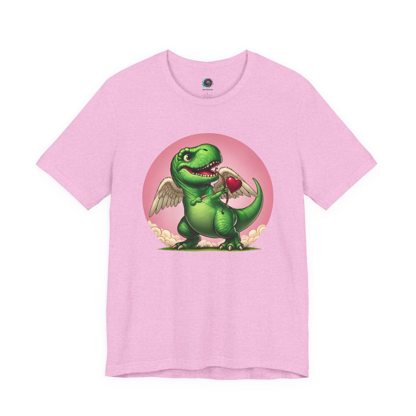 Cupidsaurus Rex T-Shirt – Funny Dinosaur Cupid Valentine’s Day Tee