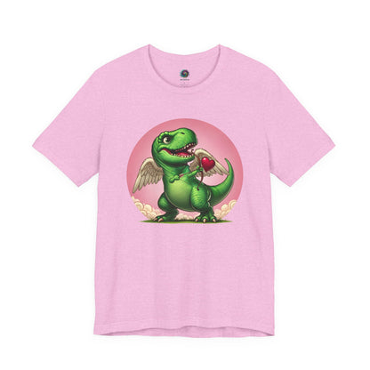 Cupidsaurus Rex T-Shirt – Funny Dinosaur Cupid Valentine’s Day Tee