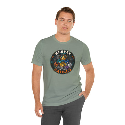 Keeper of the Cables T-Shirt – Funny Tech Dad Cable Tee