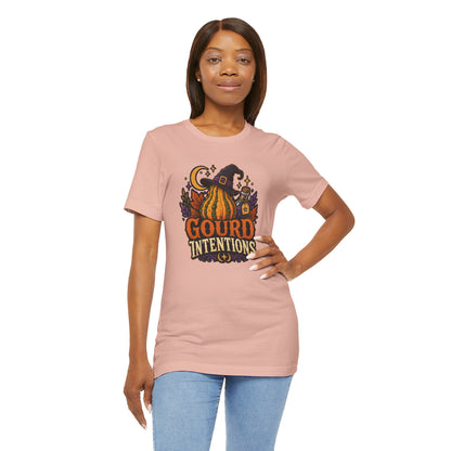 Gourd Intentions T-Shirt – Funny Witchy Fall Pumpkin Tee