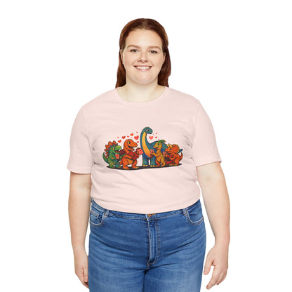 Dinosaur Valentines T-Shirt – Cute Dino Valentine’s Day Tee