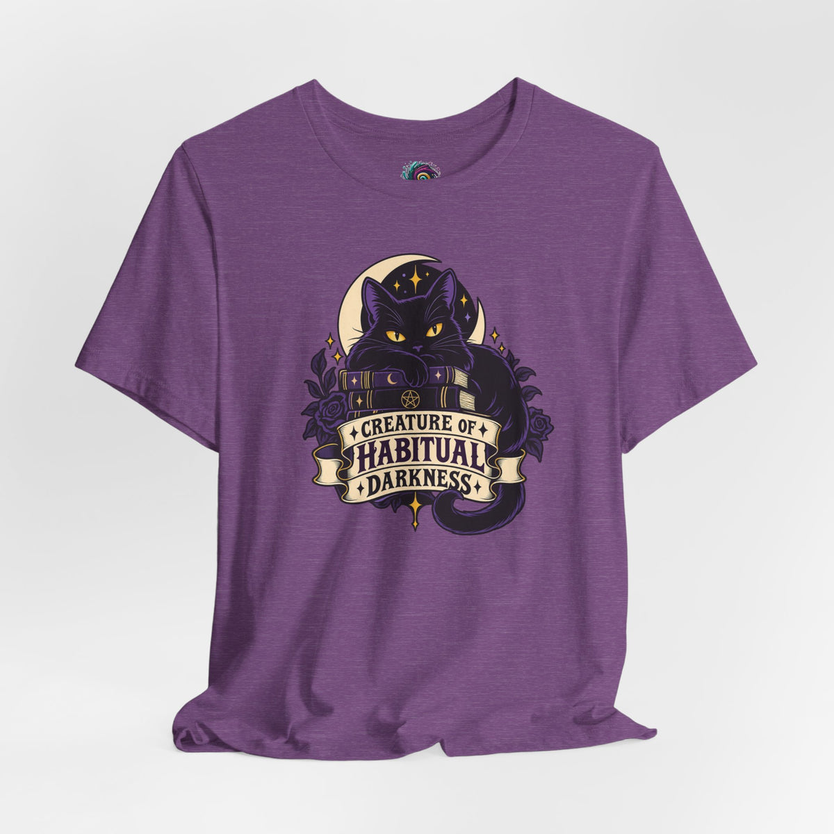 Creature of Habitual Darkness T-Shirt – Black Cat Goth Tee