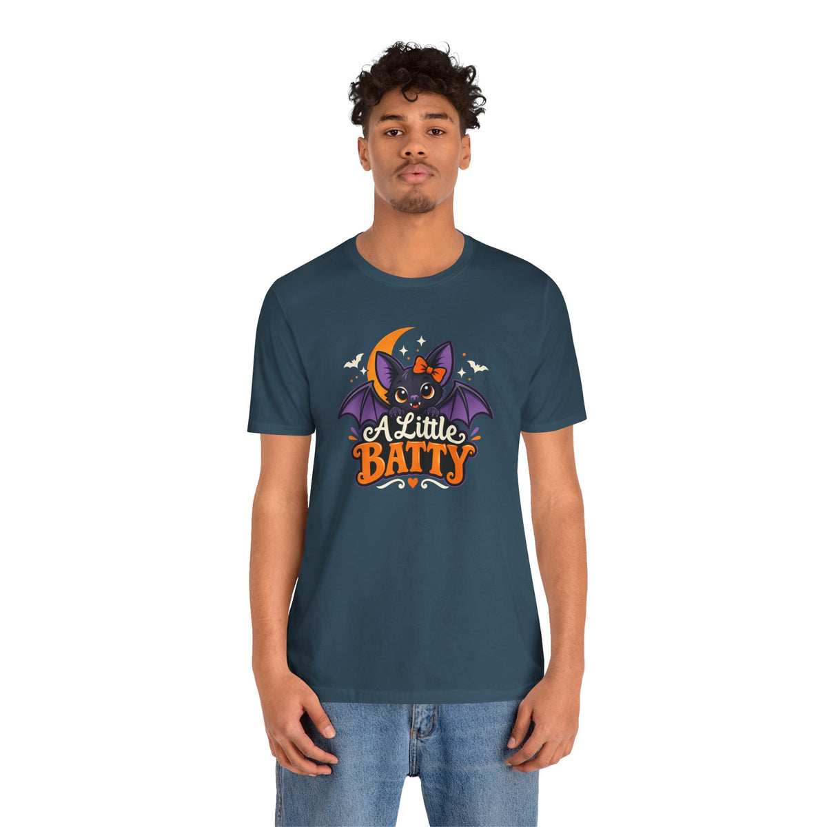 A Little Batty T-shirt - Cute Funny Halloween Bat Tee