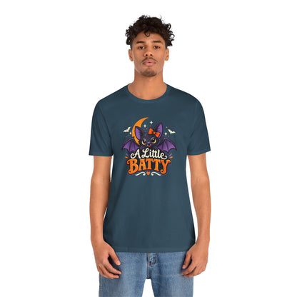 A Little Batty T-shirt - Cute Funny Halloween Bat Tee