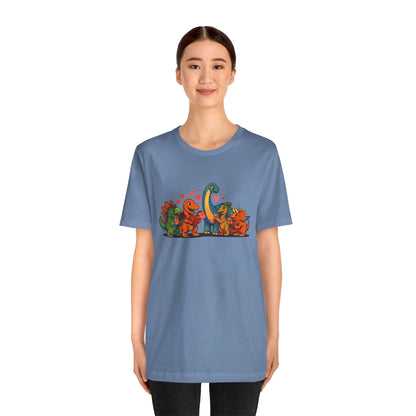 Dinosaur Valentines T-Shirt – Cute Dino Valentine’s Day Tee