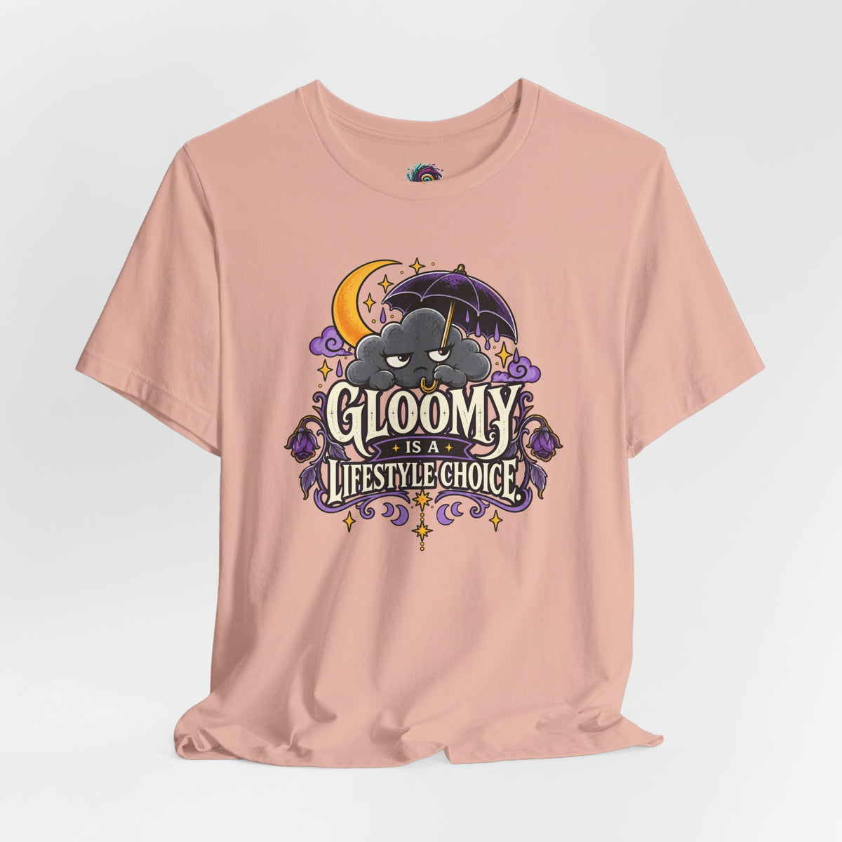 Gloomy Is a Lifestyle Choice T-Shirt – Funny Goth Halloween Tee