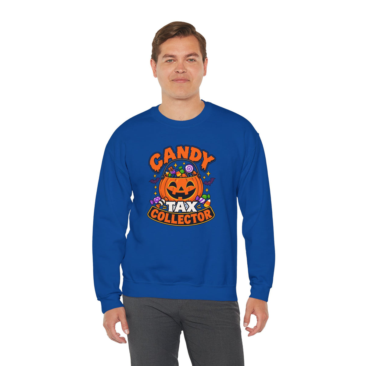 Candy Tax Collector Sweatshirt – Funny Halloween Parent Crewneck