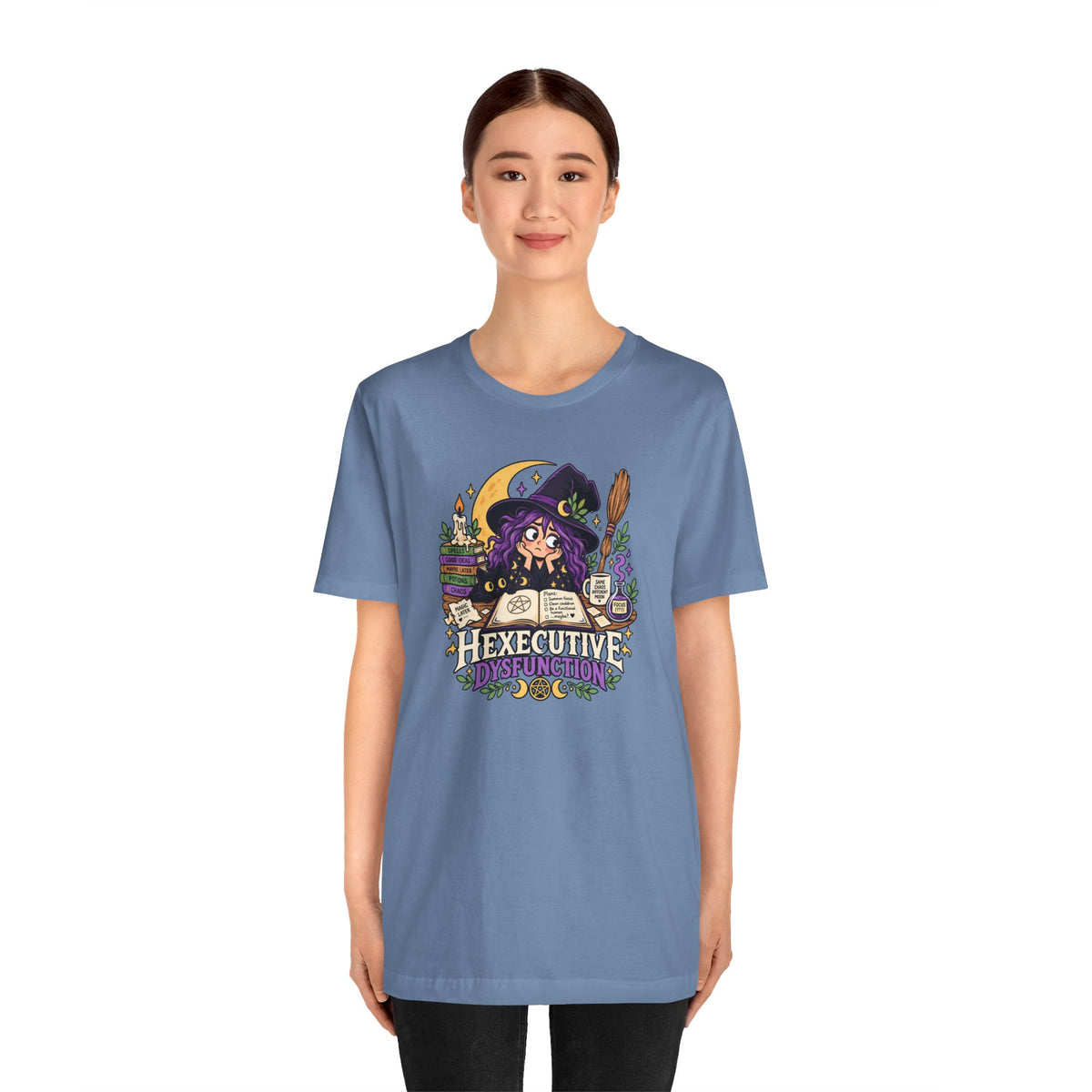 Hexecutive Dysfunction T-Shirt - Funny Witchy ADHD Humor Tee
