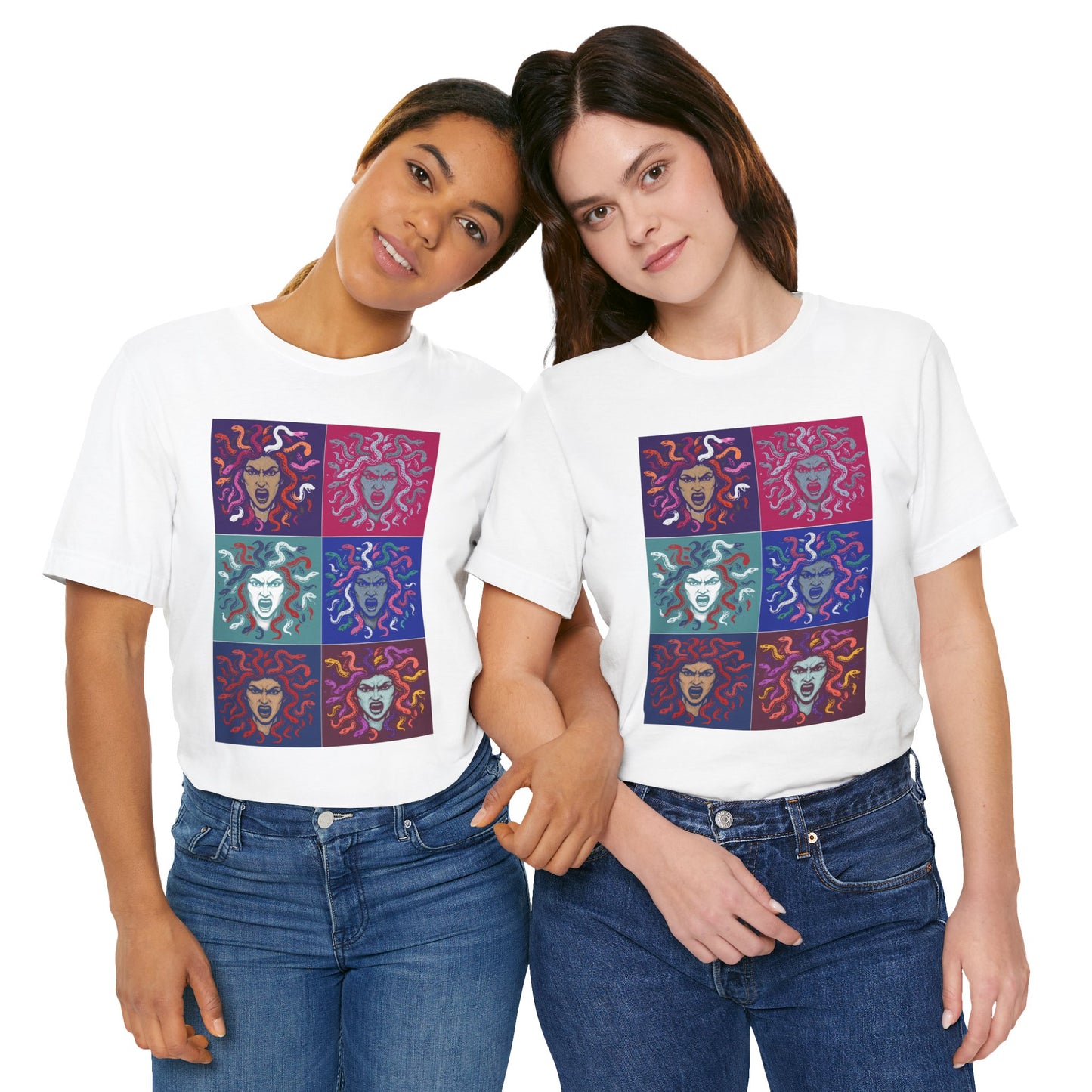 The Female Gaze Medusa T-Shirt – Feminist Pop Art Tee