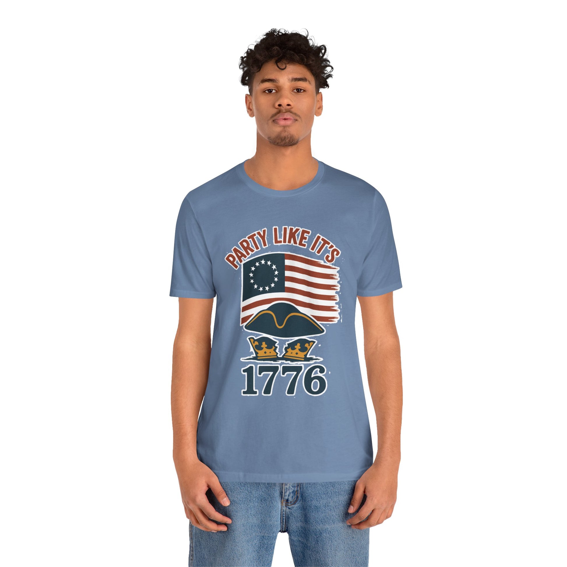Party Like It’s 1776 T-Shirt – Revolutionary Spirit USA Tee - WhimSpin - https://whimspin.com