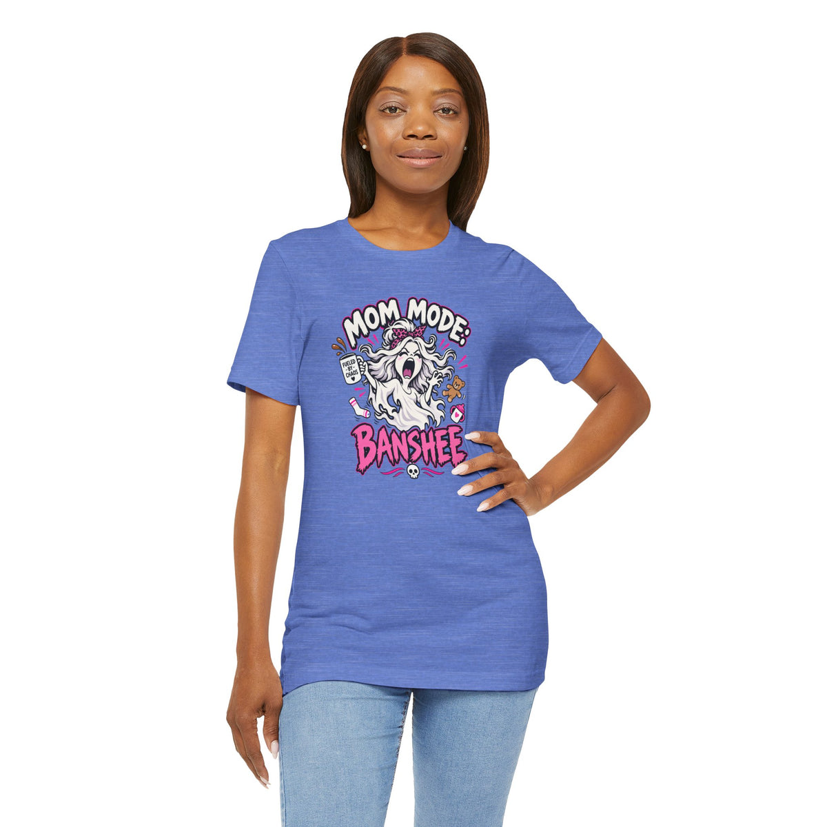 Mom Mode Banshee T-Shirt – Funny Chaotic Mom Halloween Tee