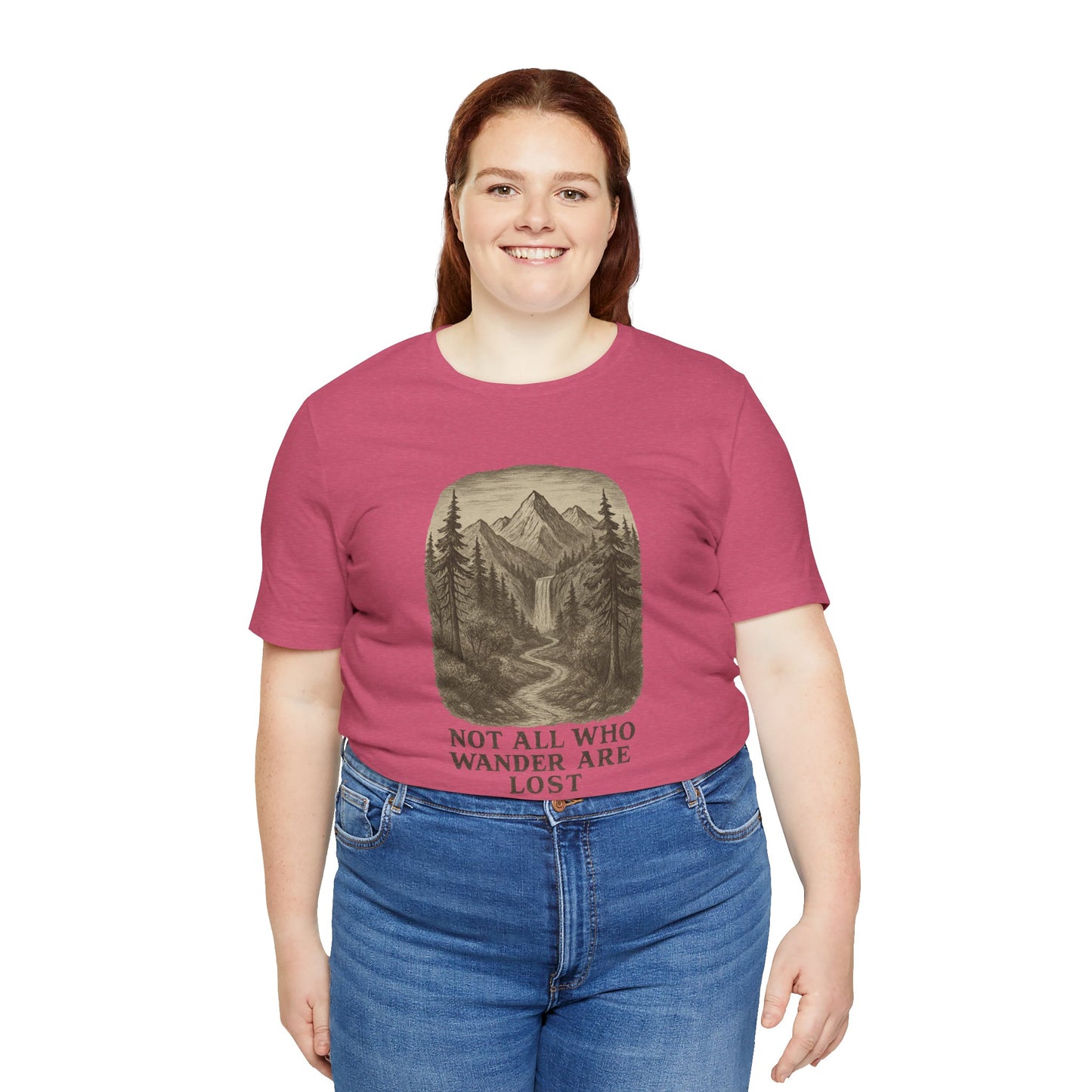 Not All Who Wander Are Lost T-Shirt – Tolkien Travel Tee for Nature Lovers