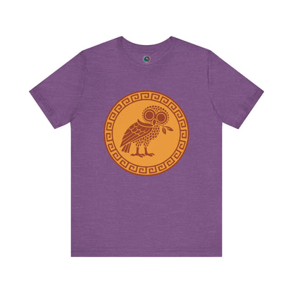 Athena’s Owl T-Shirt – Greek Mythology Bird Tee