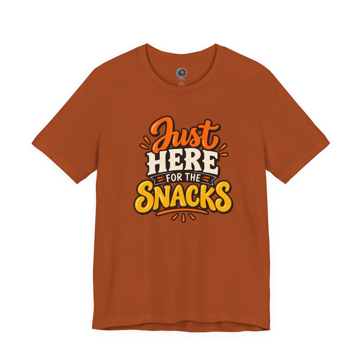 Just Here for the Snacks T-Shirt – Funny Halloween Foodie Tee