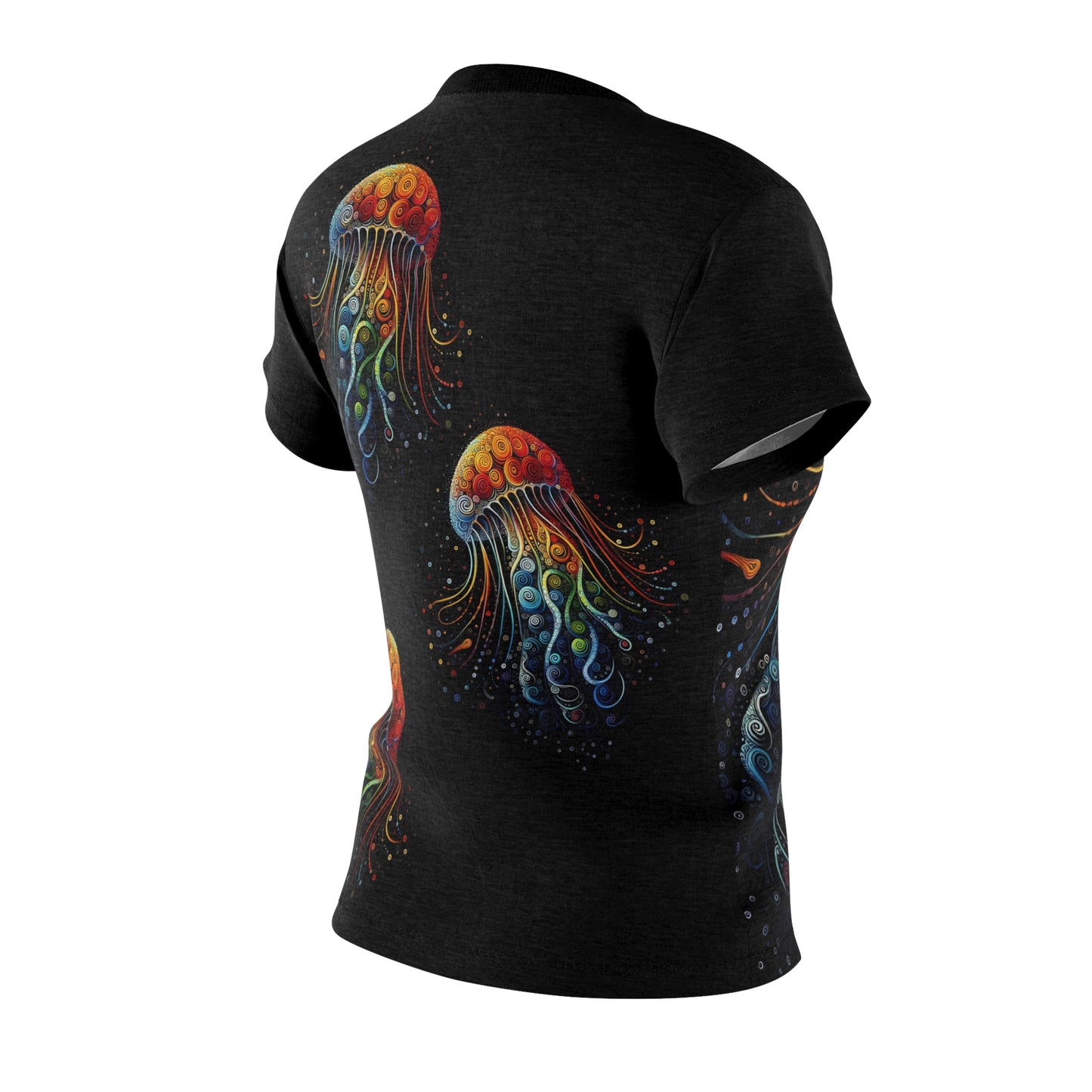 Jellyfish Swirl T-Shirt – Psychedelic Ocean-Inspired Art Tee