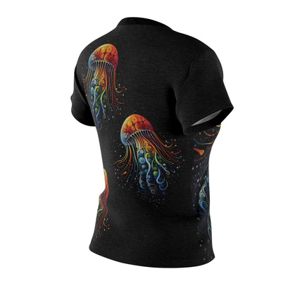 Jellyfish Swirl T-Shirt – Psychedelic Ocean-Inspired Art Tee