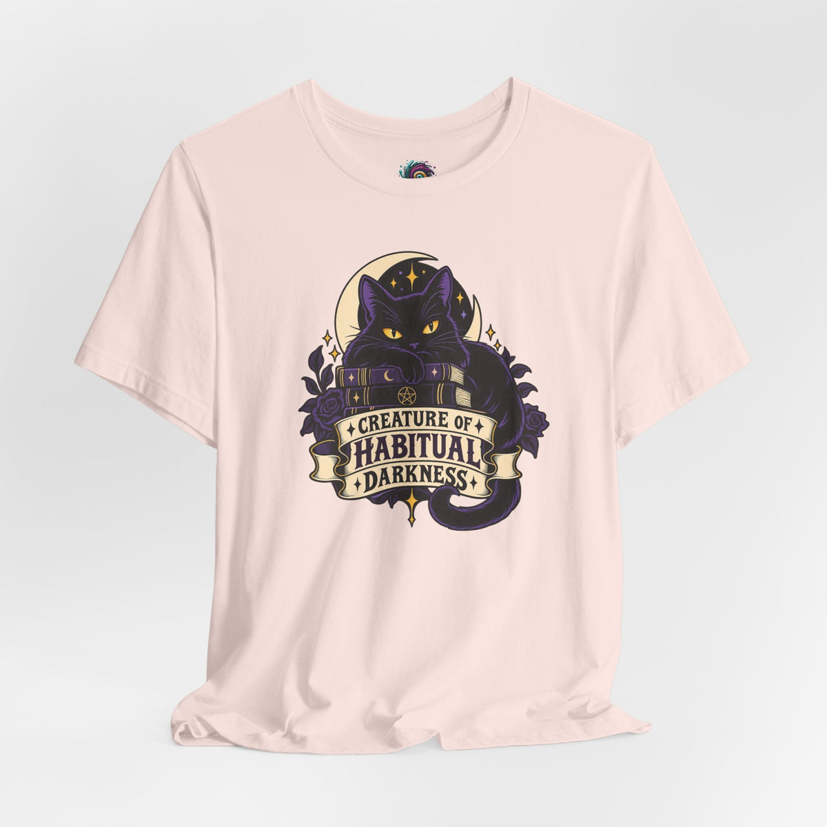 Creature of Habitual Darkness T-Shirt – Black Cat Goth Tee