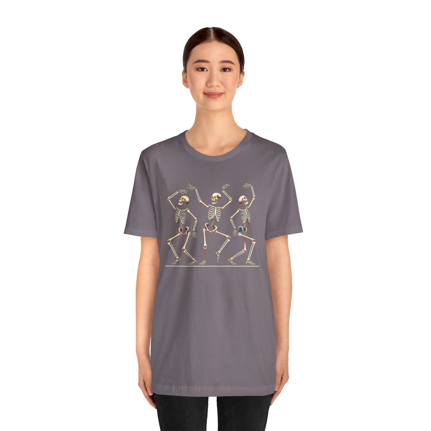 Dancing Skeleton T-Shirt – Funny Halloween Skeleton Shirt for Spooky Season