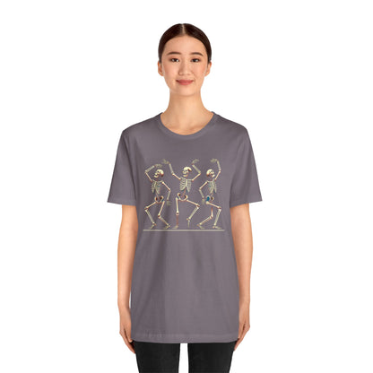 Dancing Skeleton T-Shirt – Funny Halloween Skeleton Shirt for Spooky Season