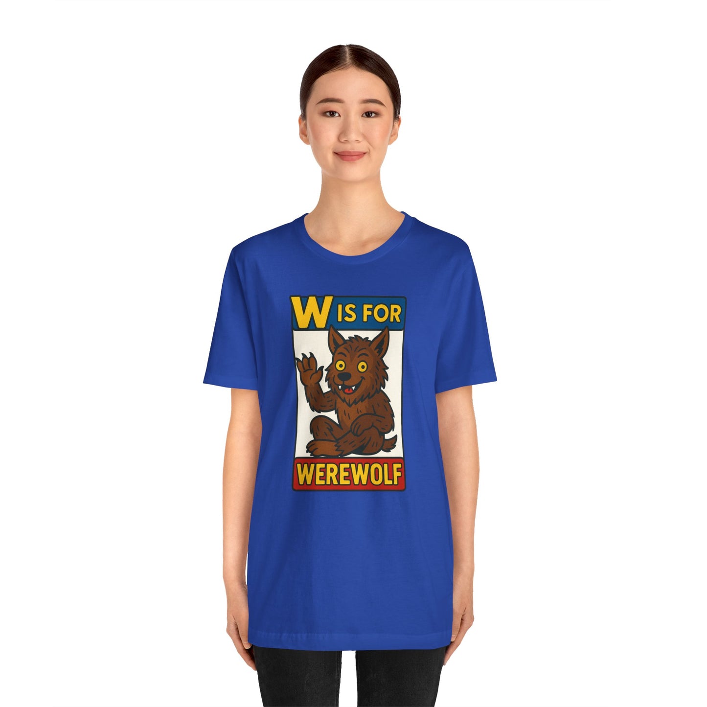 W Is for Werewolf T-Shirt – Cute Werewolf Shirt from Monster Alphabet