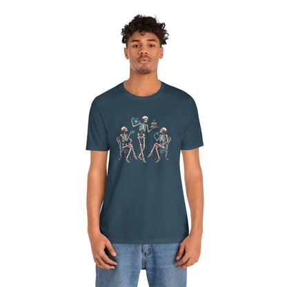 Skeleton Tea Party T-Shirt – Vintage Halloween Skeleton Tee