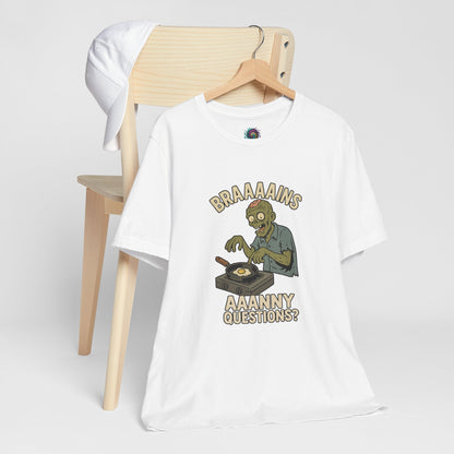 Zombie Brains on Drugs T-Shirt – Funny Halloween Cooking Tee