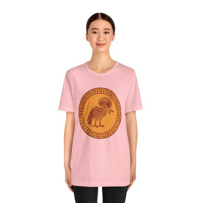 Athena’s Owl T-Shirt – Greek Mythology Bird Tee