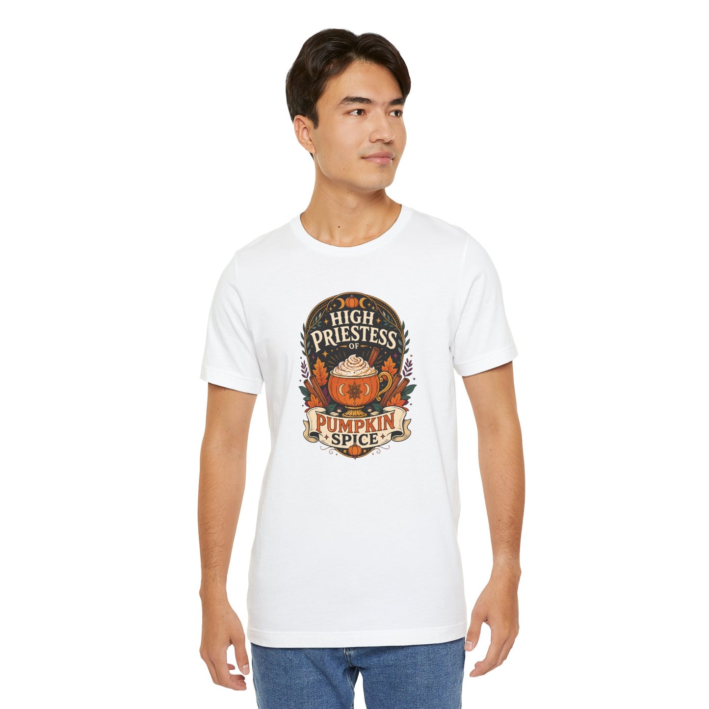 High Priestess of Pumpkin Spice T-Shirt – Funny Fall Tee