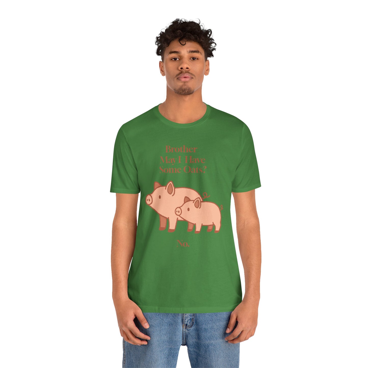 Brother May I Have Some Oats T-Shirt – Funny Viral Pig Meme Tee