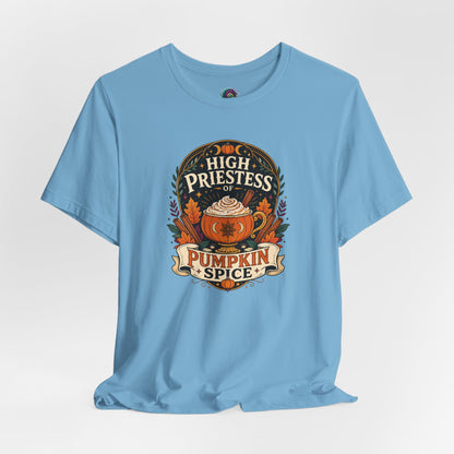 High Priestess of Pumpkin Spice T-Shirt – Funny Fall Tee