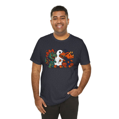 Halloween Dino Squad T-Shirt – Funny Trick-or-Treat Dinosaur Tee