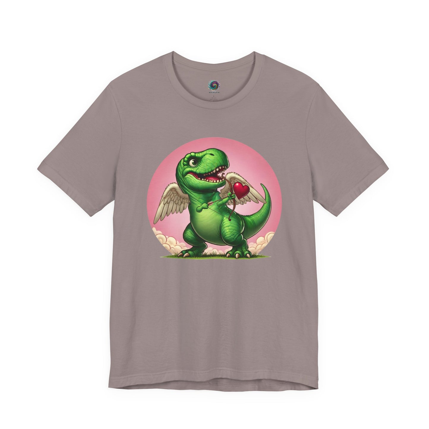 Cupidsaurus Rex T-Shirt – Funny Dinosaur Cupid Valentine’s Day Tee