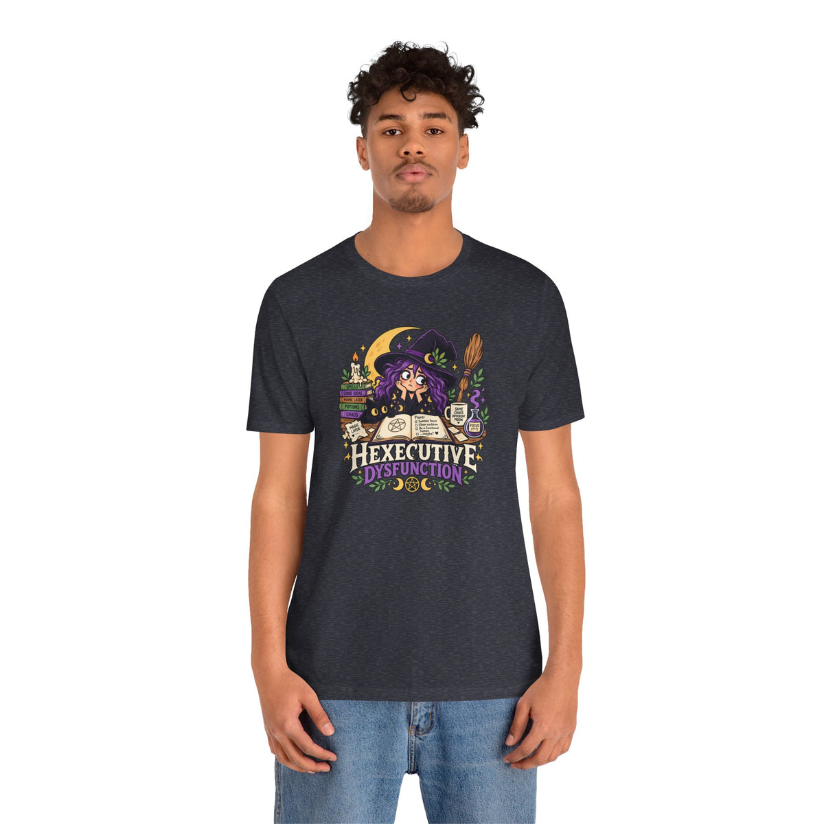 Hexecutive Dysfunction T-Shirt - Funny Witchy ADHD Humor Tee