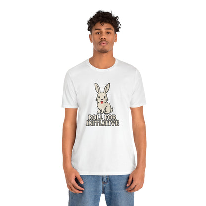 Roll for Initiative T-Shirt – Killer Bunny Humor Gaming Tee