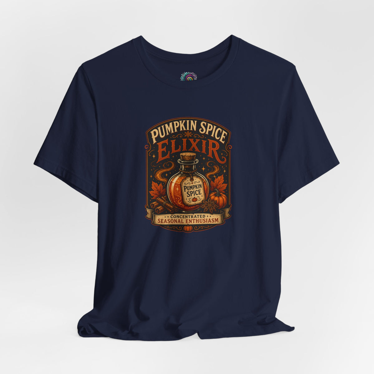 Pumpkin Spice Elixir T-Shirt – Funny Witchy Fall Coffee Tee