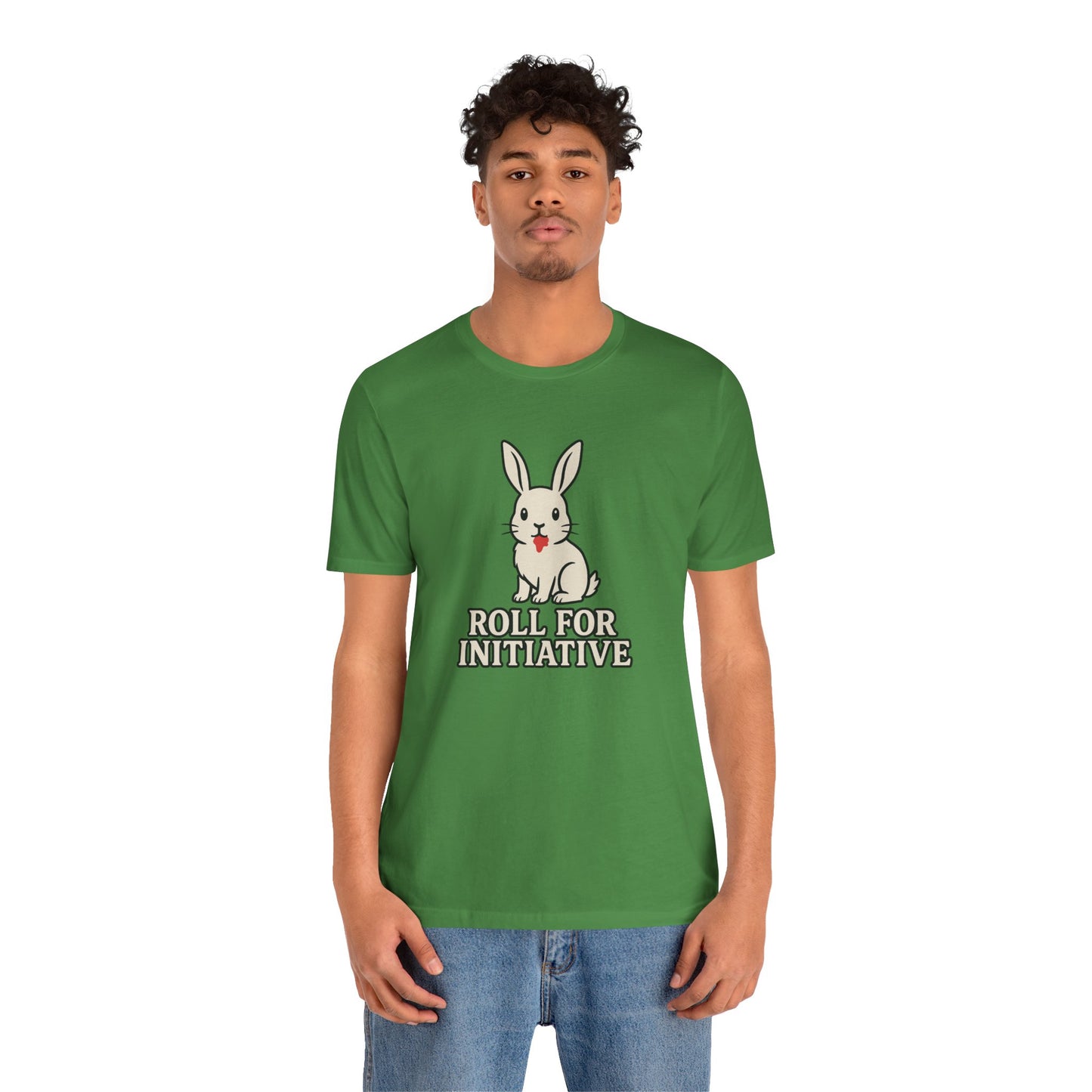 Roll for Initiative T-Shirt – Killer Bunny Humor Gaming Tee