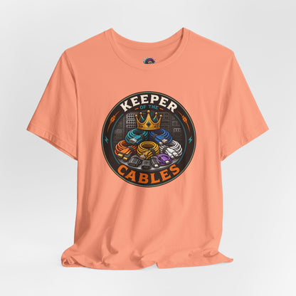 Keeper of the Cables T-Shirt – Funny Tech Dad Cable Tee