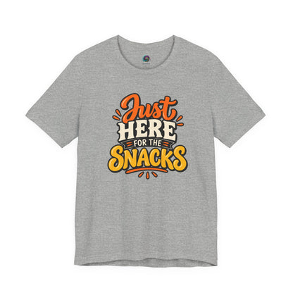 Just Here for the Snacks T-Shirt – Funny Halloween Foodie Tee
