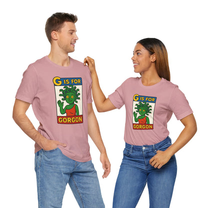 G Is for Gorgon T-Shirt – Funny Gorgon Legend Alphabet Tee