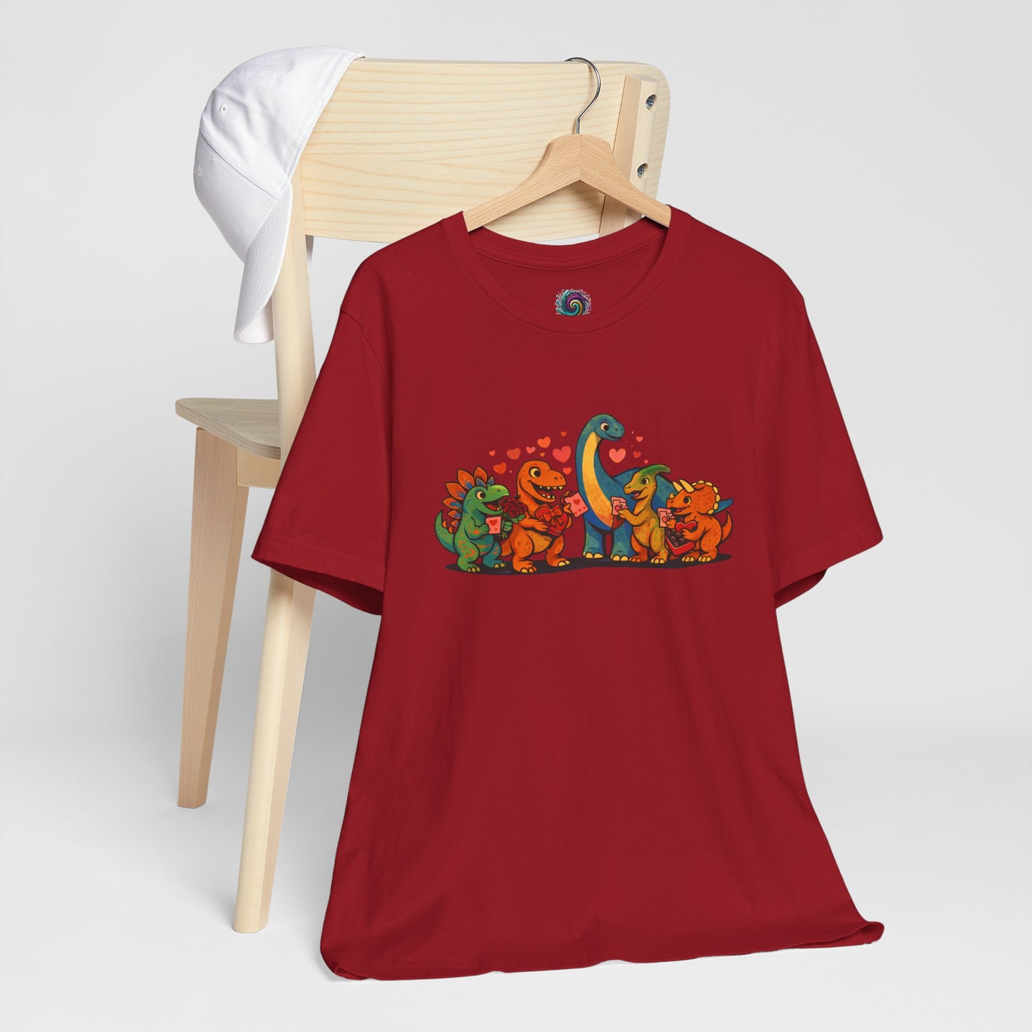 Dinosaur Valentines T-Shirt – Cute Dino Valentine’s Day Tee