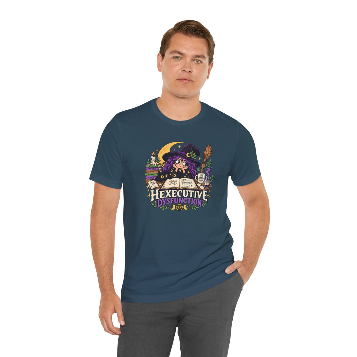 Hexecutive Dysfunction T-Shirt - Funny Witchy ADHD Humor Tee