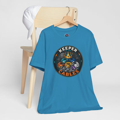 Keeper of the Cables T-Shirt – Funny Tech Dad Cable Tee