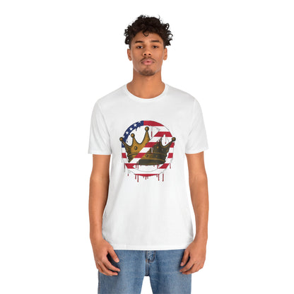 No Kings Protest T-Shirt – Anti-Authoritarian Democracy Graphic Tee