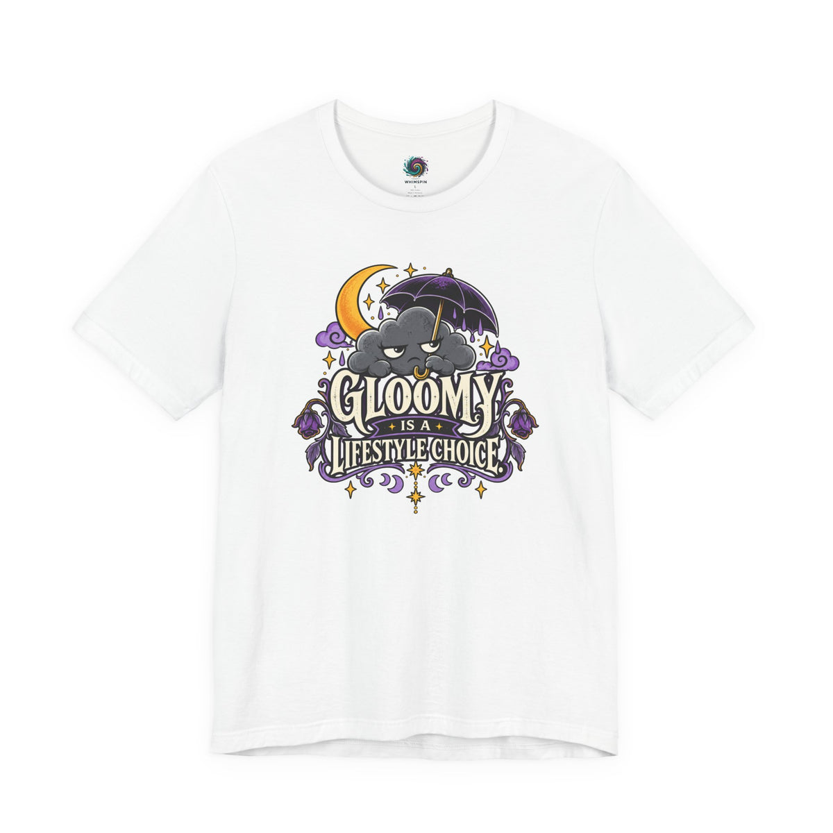 Gloomy Is a Lifestyle Choice T-Shirt – Funny Goth Halloween Tee