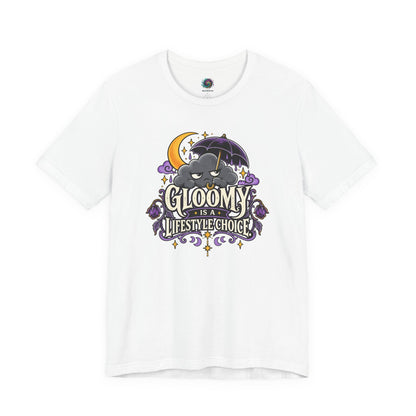 Gloomy Is a Lifestyle Choice T-Shirt – Funny Goth Halloween Tee