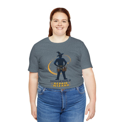 Household Repair Wizard T-Shirt – Funny Handy Dad Tee