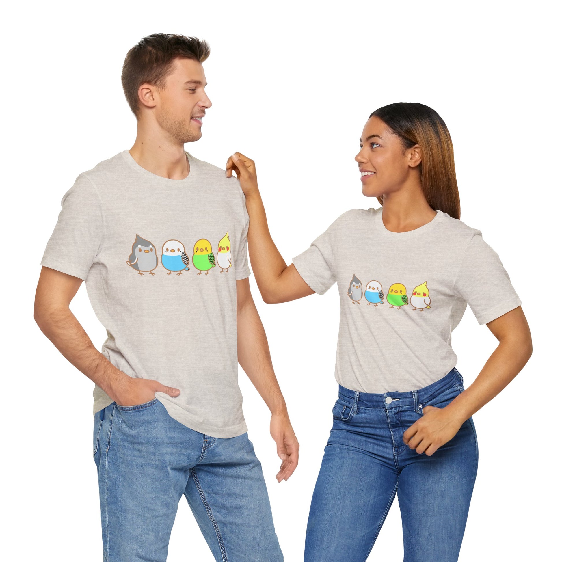 Chirpy Flock Bird T-Shirt – Cute Tee for Animal Lovers - WhimSpin - https://whimspin.com